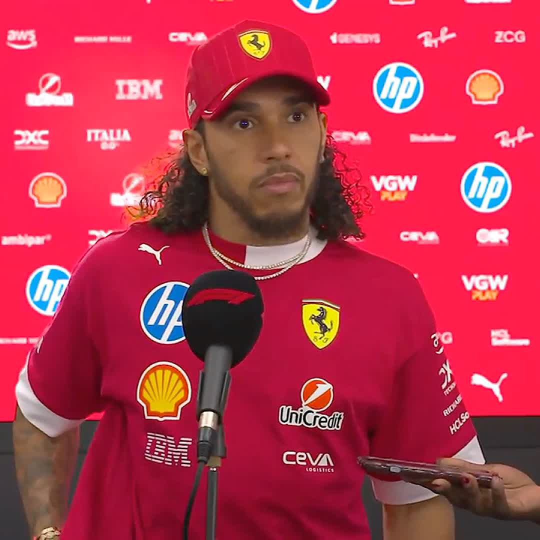 "I'm confident we can close that gap" 💪 Lewis Hamilton and Charles Leclerc discuss Ferrari's underwhelming start to the season 😬