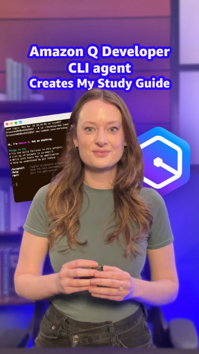 See how Brooke Jamieson uses the #AmazonQ Developer CLI agent to create a custom workshop guide. Watch to see the agent analyze workshop code content, create a workbook with progress tracking, &amp; add encouraging notes...all in the terminal! ➡️