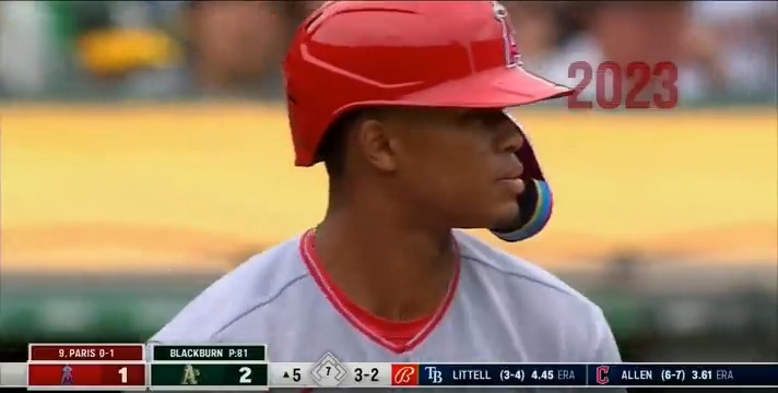 Kyren Paris has homered four times in his last three games! 💥 #MLBTonight broke down his physical progression before last night's game multi-HR game.