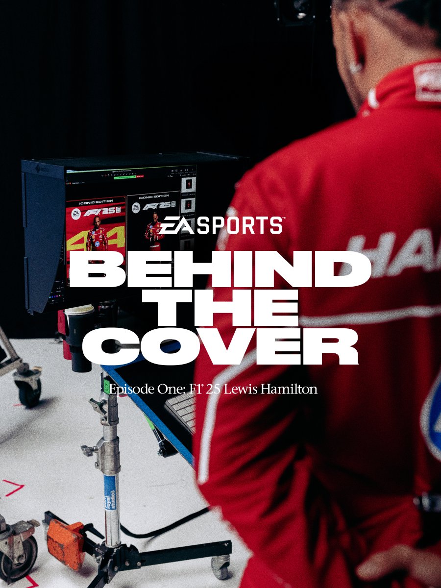 Behind the scenes with Lewis Hamilton at the #F125 cover shoot as a new era begins 🎬🔥 #BehindTheCover #ItsInTheGame