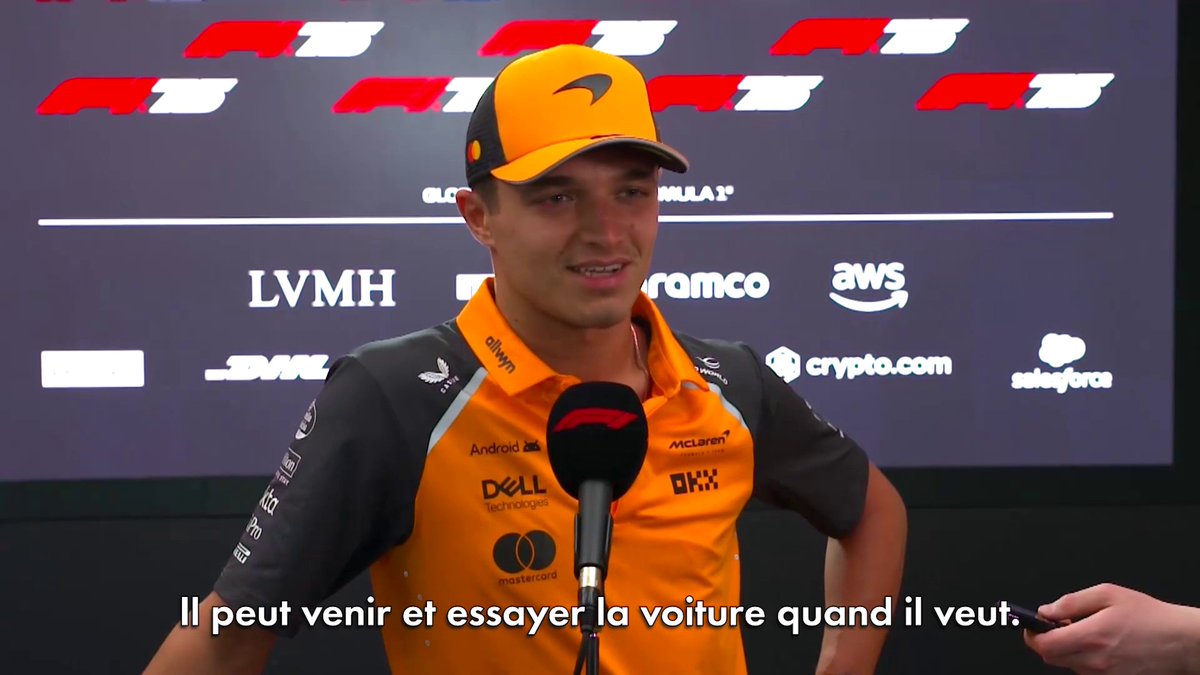 Max Verstappen serait-il plus performant dans la McLaren que Norris et Piastri ? 👀 Max 🗣️ "Vous pensiez que c'était une blague ?" 🤔 Lando 🗣️ "Je serais ravi de voir la déception sur son visage en sortant de la voiture." 😉 #BahrainGP #F1