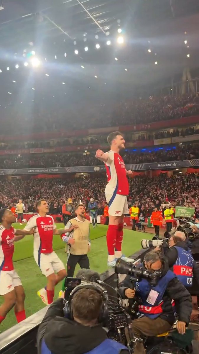 12 minutes later. Declan Rice dropped the sequel. 🚀