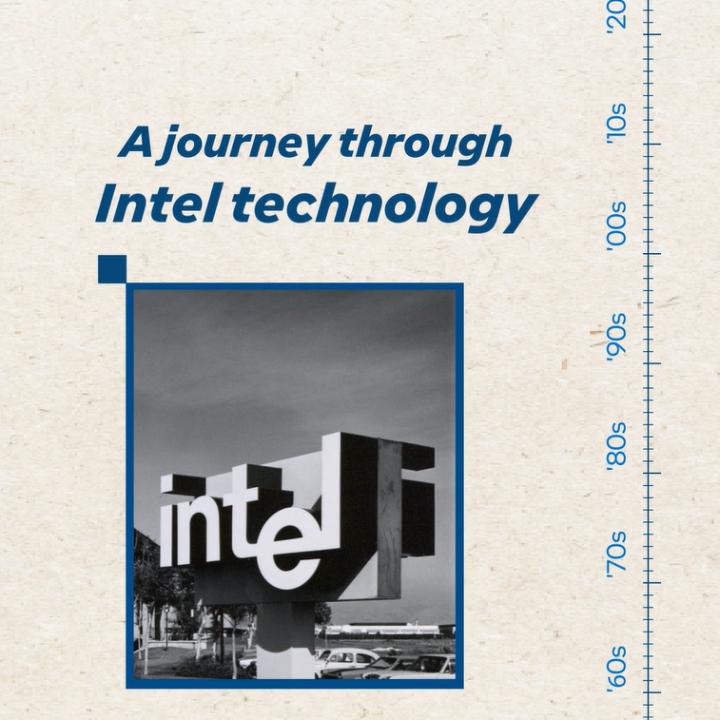Here's to the innovations that have paved the way. We love looking in the rearview mirror at our technology forerunners—and the eras that defined them. 🛣️ Happy National Technology Day. #Intel