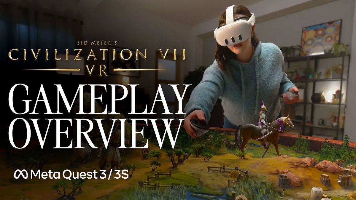 Make history from a new perspective. Civilization VII - VR is available NOW, exclusively on Meta Quest 3 and 3S!
