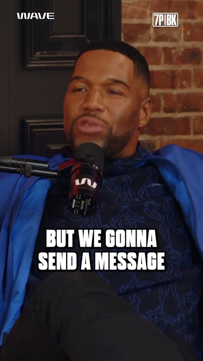 Melo was baffled at Michael Strahan's plan to stop the 'Tush Push' 😂 Strahan: "The way I would try to stop it would probably get a fine ... we gonna send a message." Melo: "That's why I'm glad you out the game man."