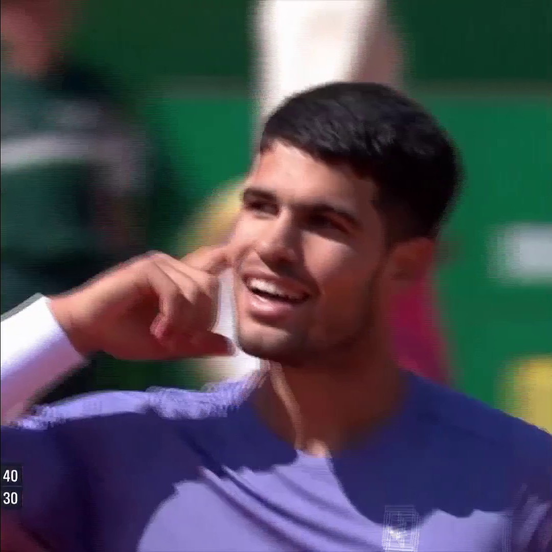 𝗕𝗼𝘅 𝗢𝗳𝗳𝗶𝗰𝗲 tennis 🔥🎾 Carlos Alcaraz and Daniel Altmaier with the point of the week in Monte-Carlo ✨