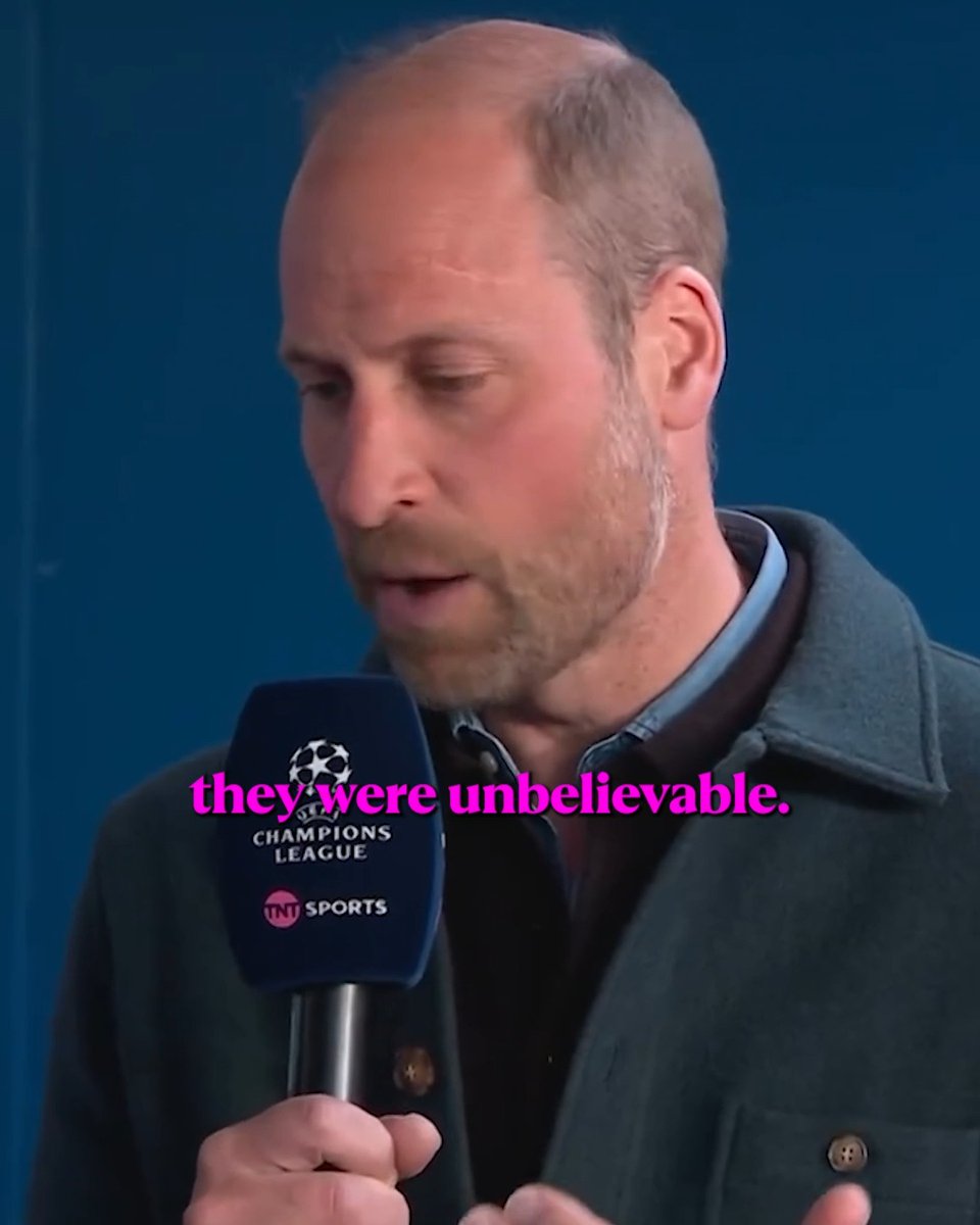 The future King would make a cracking pundit 👏🎙️