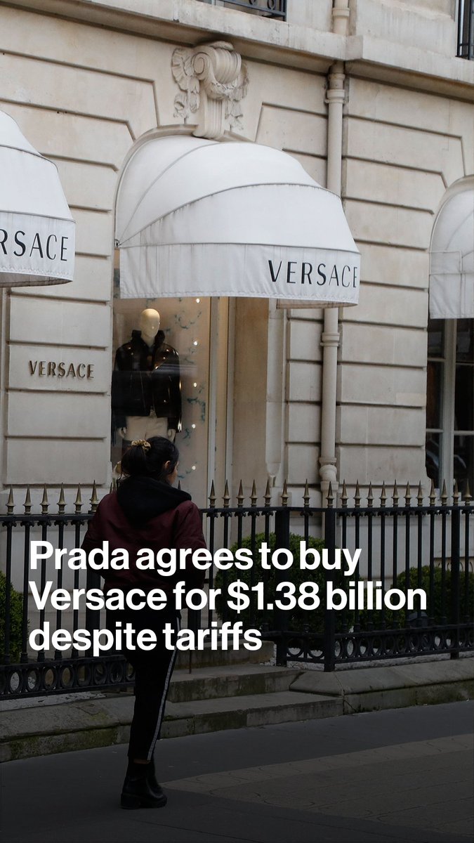 Prada has agreed to buy Versace for $1.38 billion, in a cash deal aimed at strengthening its position as Italy's largest luxury brand Tommaso Ebhardt has the latest from Milan