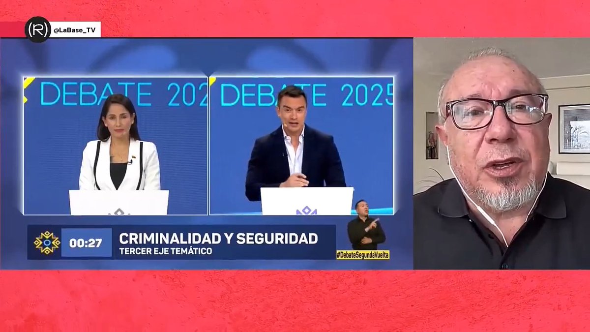 🇪🇨 "Daniel Noboa miente sobre muchas cifras, cifras de empleo, cifras de la economía, cifras de la inseguridad,..." Orlando Pérez, corresponsal de Diario Red, sobre las elecciones en Ecuador 👇🏽 📺 LA BASE |