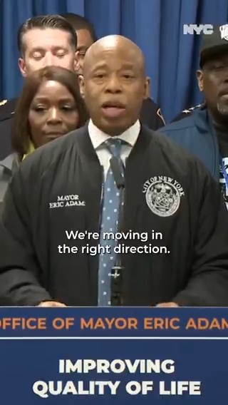 All aboard the quality-of-life train. We're starting new NYPD Q-Teams that will solve the problems New Yorkers see every day: double parking, noise complaints, dirty streets, and more. Crime is down, and we're bringing quality of life up!