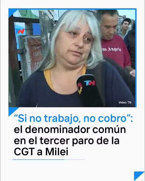 La gente está harta de los sindicalistas mafiosos que los perjudican.