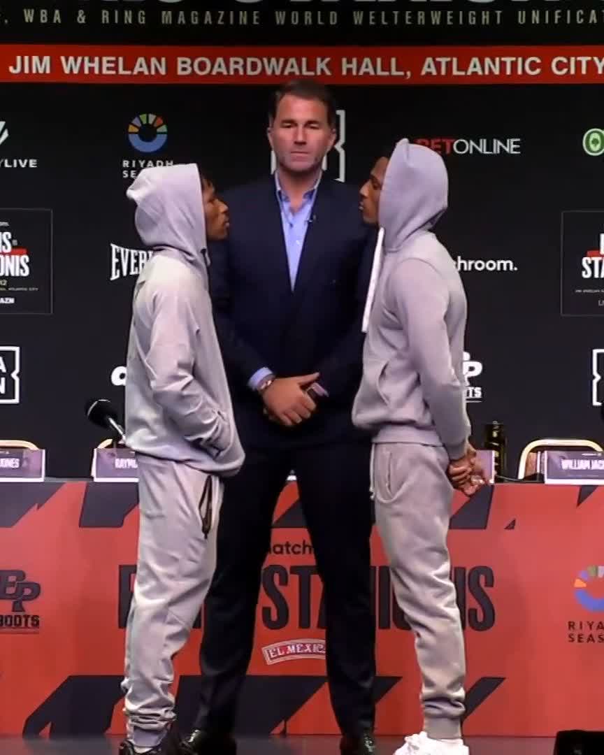 FIRST FACE-OFF 👀 Raymond Ford vs Thomas Mattice 🛡️ WBA Continental North America 130lb Title #FordMattice | DAZN | #BootsStanionis