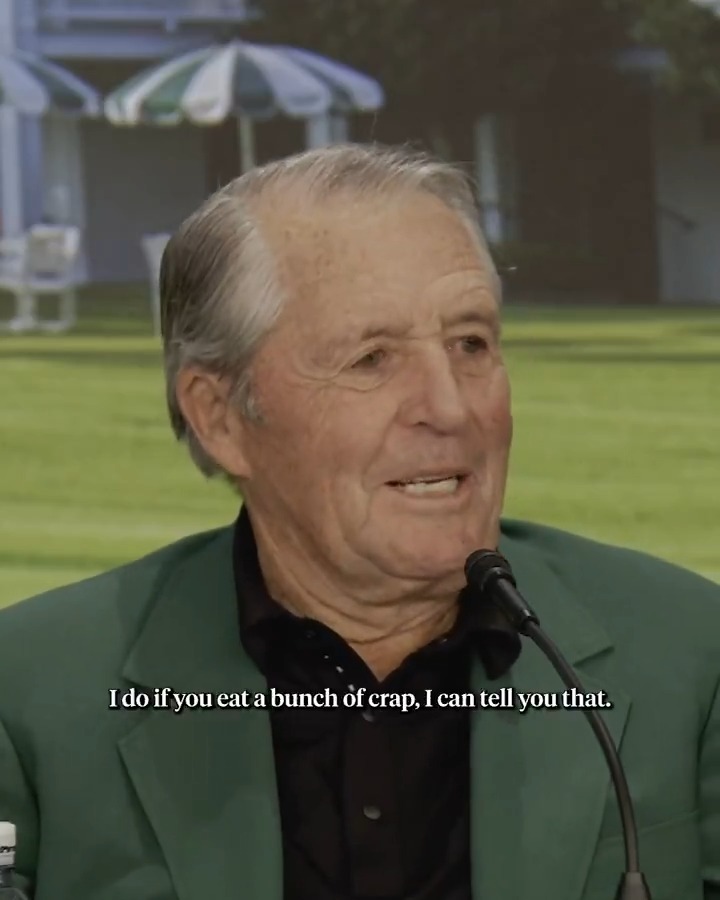 Gary Player is just loving life. ๐