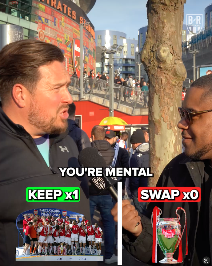 Would Arsenal fans swap their Invincible season for a UCL title? ⚖️ (w/Miles 🫰🏾🇬🇭)