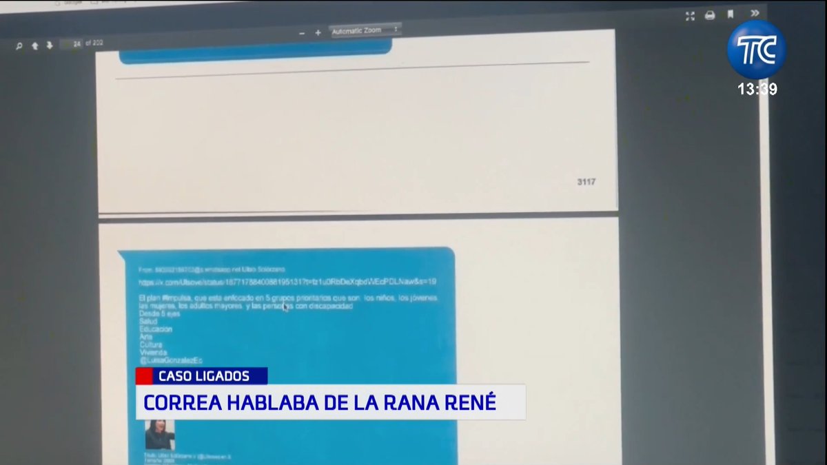 Los audios extraídos del caso “Ligados” revelan una conversación de Rafael Correa en la que se refiere a los cuadros para las elecciones, mencionando incluso a alias "Rana René". Más noticias en