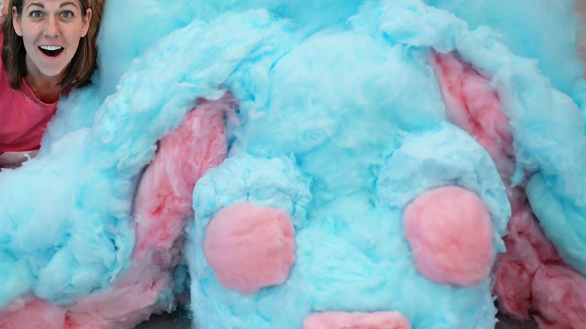 How I broke a WORLD RECORD with COTTON CANDY 🍭🐰