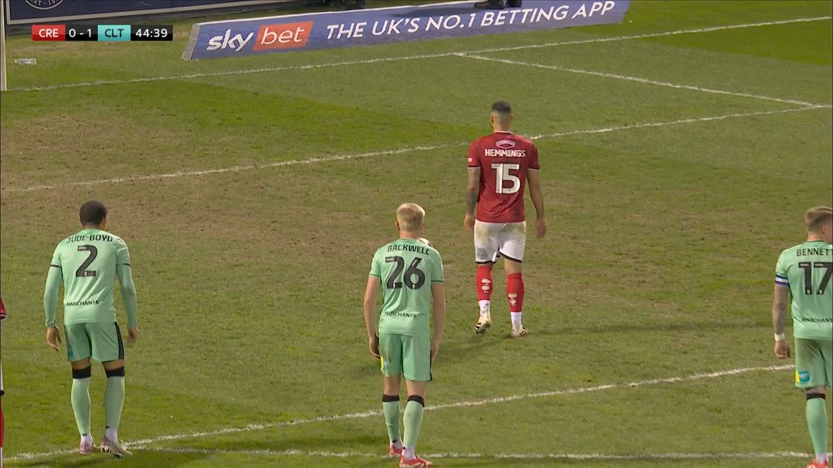 Kane Hemmings gives Crewe Alexandra one back after a penalty of their own! 😤