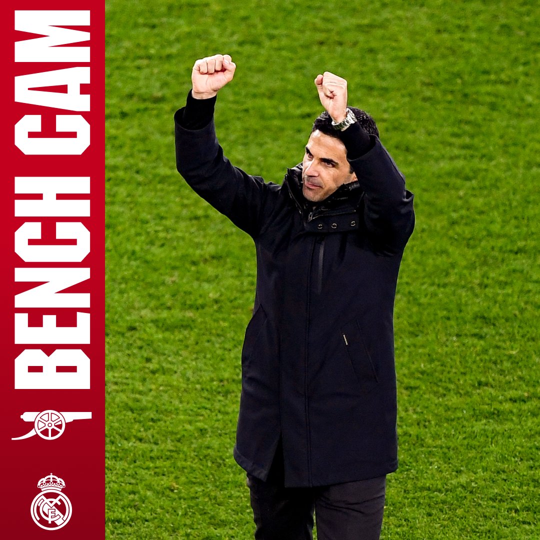 The only acceptable reaction to Declan’s free-kick double: 🤯 📺 Watch Bench Cam from our win over Real Madrid now 👇