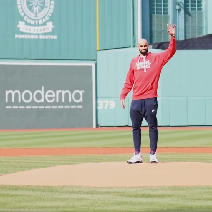 D-White with the first pitch! ☘️