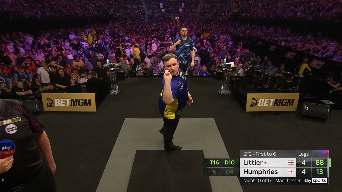 A huge leg for Luke Humphries ‼️