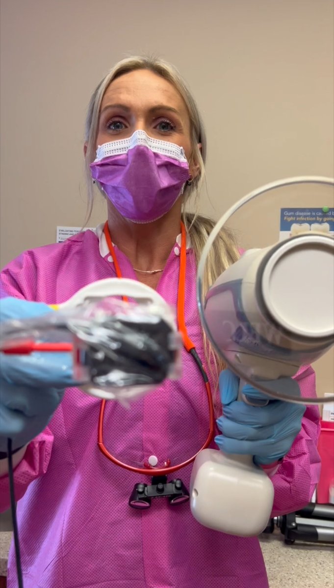 When the dentist has you start helping… 🦷