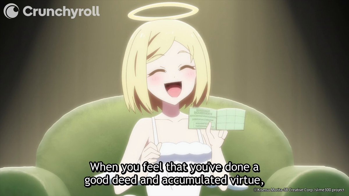 Azusa has another run-in with the goddess ✨ (via I've Been Killing Slimes for 300 Years Season 2)