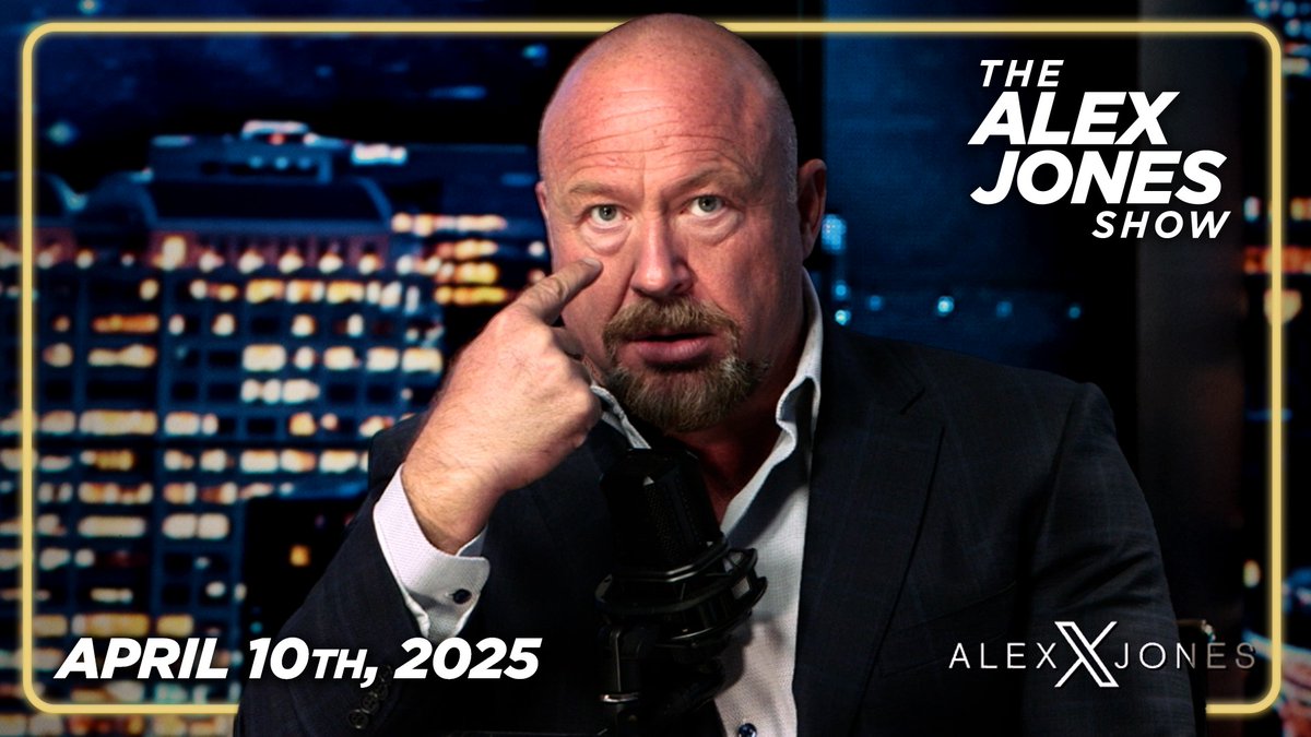 MUST-WATCH THURSDAY FULL SHOW 4/10/25 — Learn Why Trump Just Announced That The US Has Secret Super Weapons! Plus, Democrat DOJ Caught Red-Handed Running Secret Operations To Shut Down Alex Jones & Infowars! » WATCH/SHARE THE LIVE X STREAM: