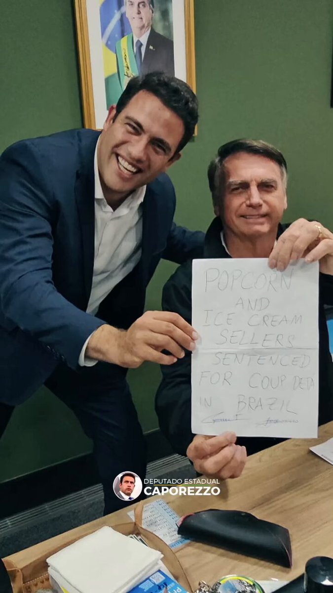 O discurso de Bolsonaro 🍿🍦, agora virou quadro 🤣🤣🤣 Jair M. Bolsonaro Cristiano Caporezzo