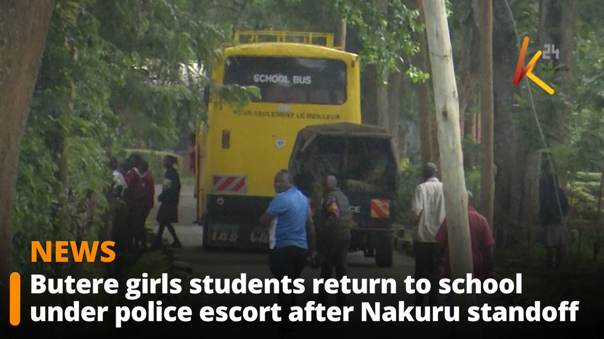 Butere girls students return to school under police escort after Nakuru standoff