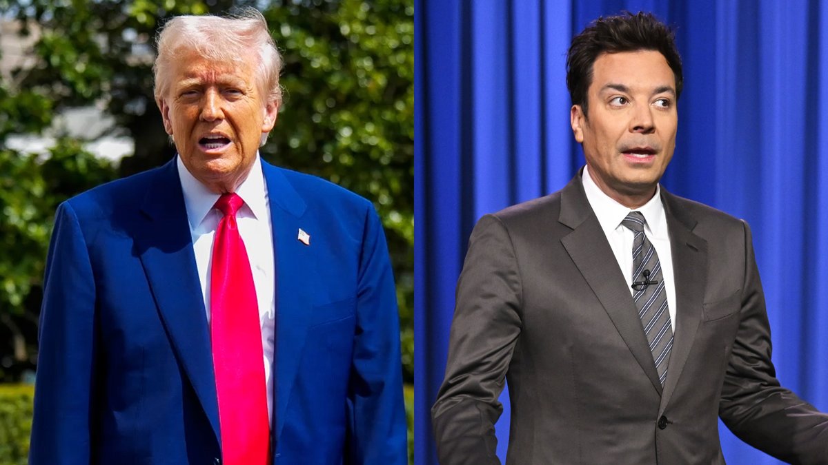 Jimmy asks Trump some questions ahead of his physical tomorrow 🤣 #FallonTonight