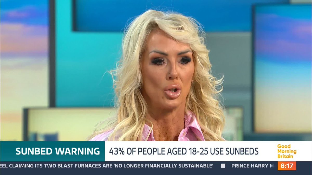 With new tanning trends taking over social media, young people are being warned against buying into potentially dangerous 'sunbed culture' - with a recent study revealing 43% of 18-25-year-olds use them. Karrieann McDonnell used sunbeds three times a week for 12 years.