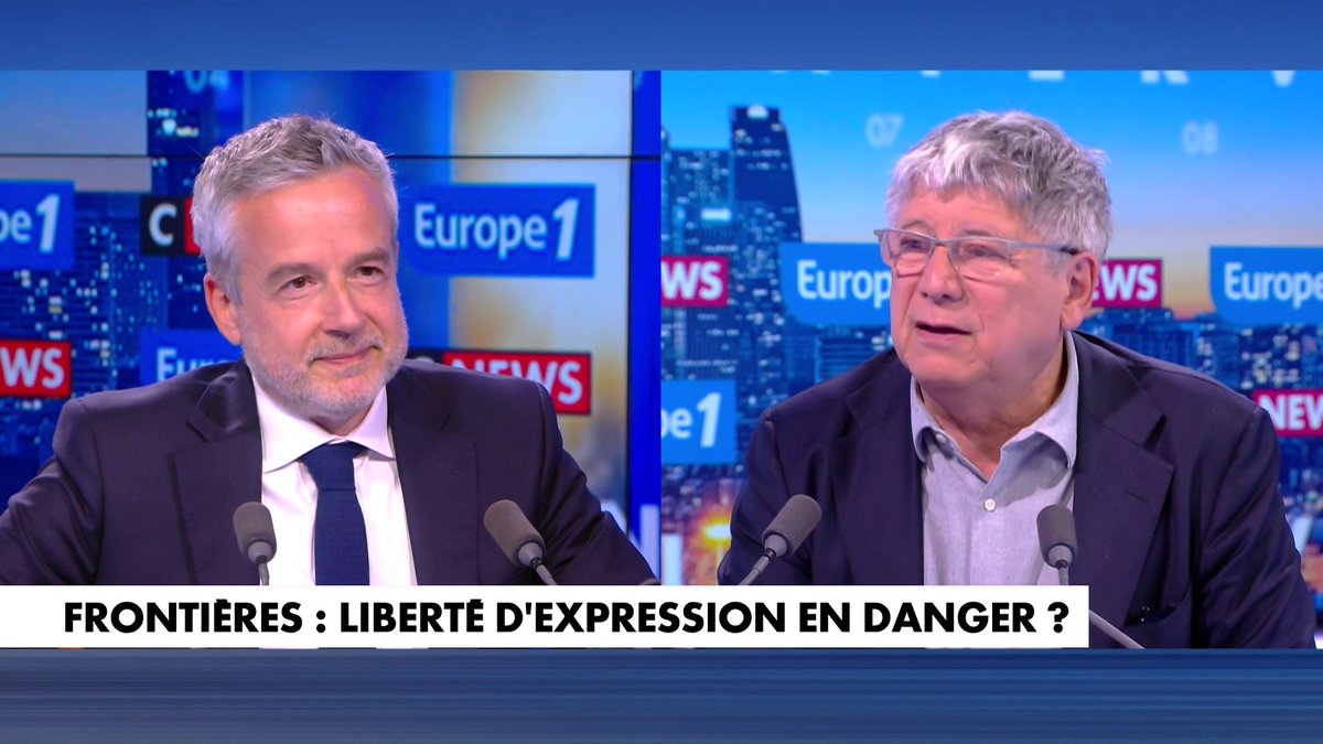 Vif échange entre Romain Desarbres et Éric Coquerel à propos de la chaîne CNews que le député LFI juge d'extrême droite, dans #LaGrandeInterview