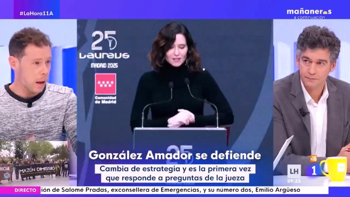 1. Ayuso multiplica por 20 los pagos a Quirón Salud. 2. Quirón Salud multiplica por 4 los pagos a la pareja de Ayuso. 3. Ayuso vive en un ático de lujo comprado tras recibir esas comisiones. Unan la línea de puntos. Son los premios por privatizar la sanidad Manu Levin en TVE 👇