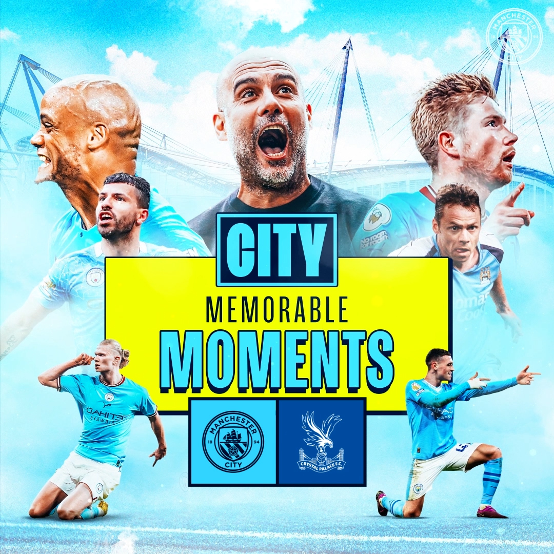 A look at some of our most memorable moments against Crystal Palace at the Etihad ⏪🩵
