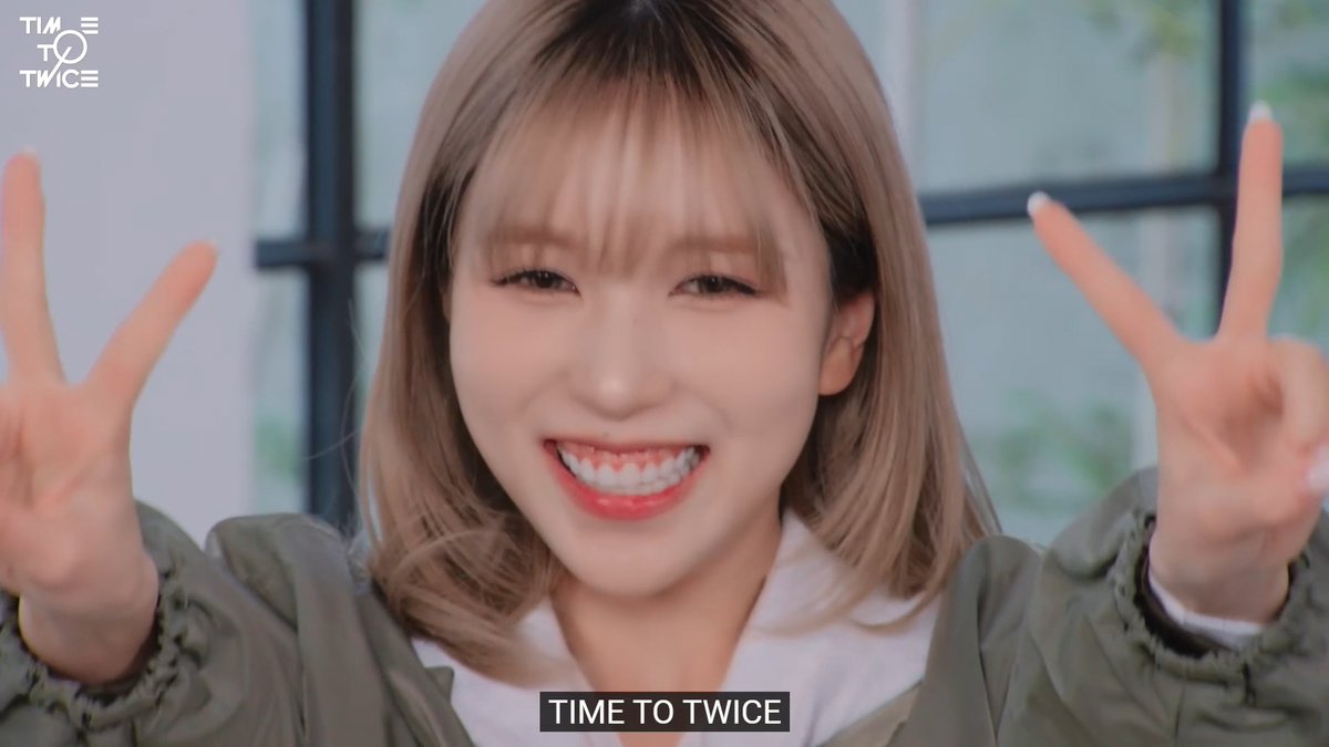 Mina in rank 9th doing "TIME TO... TWICE!" all by herself 😭