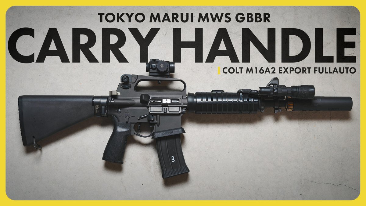 【BLKFOX GENKI x PASSiVE SHOOT】 MWS "Carry Handle" Build 東京マルイ M4A1 MWS GBBR カスタム紹介 お久しぶりです！YouTube更新しました！ 今回はGENKIさんがMWSベースで組んでいる、モダンレトロなAR15ビルドのご紹介です。 YouTube #BLKFOX #PASSiVESHOOTMEDIA