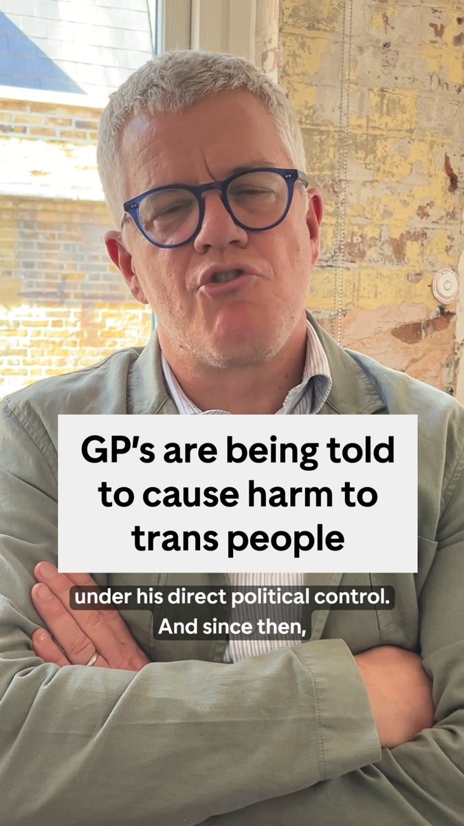 New guidance tells GPs not to support trans people by providing blood tests. This is under Wes Streeting's political control of the NHS. This isn't healthcare, this is putting people at risk.