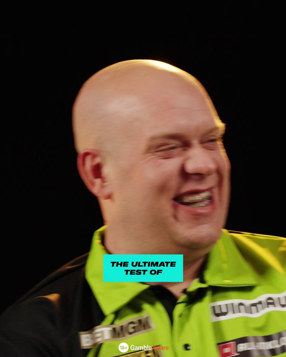 🎯 𝗗𝗮𝗿𝘁𝘀𝘁𝗲𝗿𝗺𝗶𝗻𝗱! 🧠 🪑 Up next in the hot seat we have Michael Van Gerwen, who's chosen specialist subject is - 𝐃𝐀𝐑𝐓𝐒 I'm not sure about the singing, Michael 😅 🎤 Hosted by Talia Lazarus! PDC Darts | #LoveTheDarts