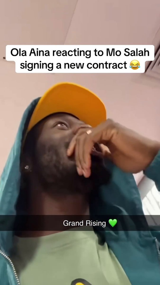 “The league is finished” Ola Aina’s hilarious reaction to the news of Mo Salah signing his new contract 😂