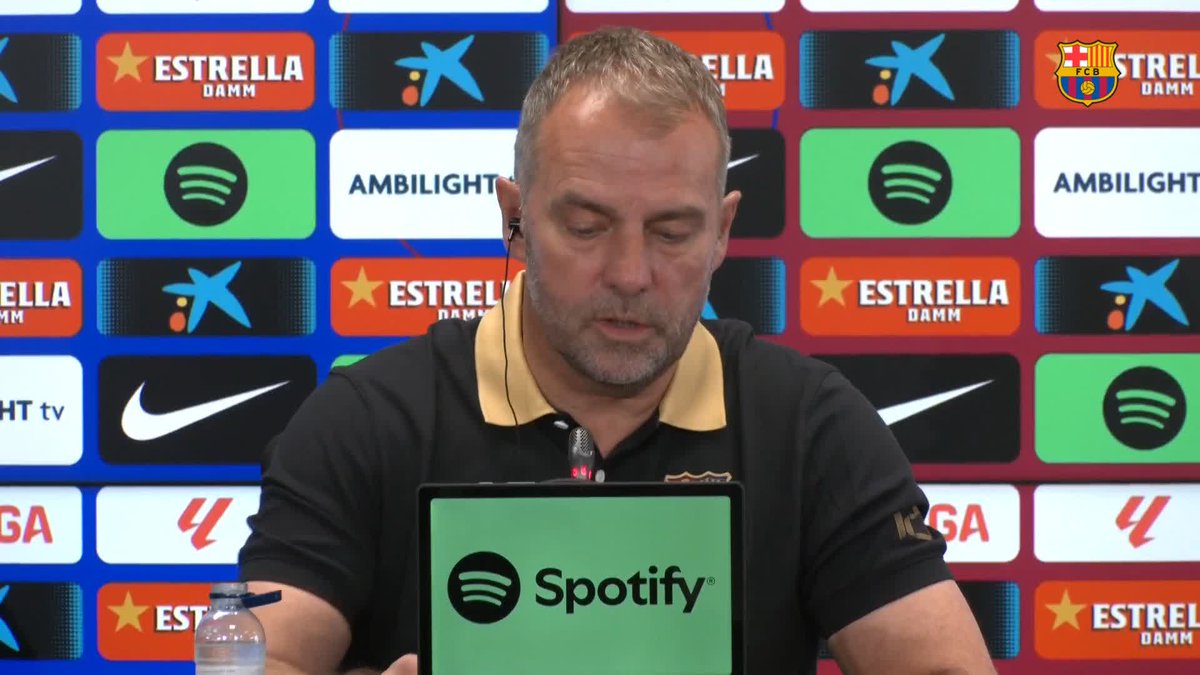 🎙️ HANSI FLICK on Dani Olmo. #LeganésBarça