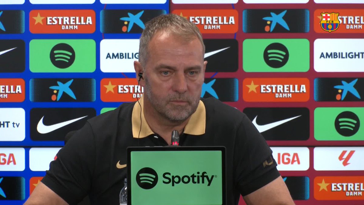 🎙️ HANSI FLICK: “I enjoy Barcelona. I enjoy the people here. I'm really happy to live here.” #LeganésBarça
