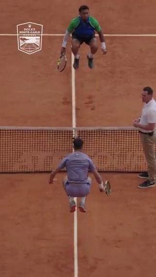 In sync 👯‍♂️ #RolexMonteCarloMasters