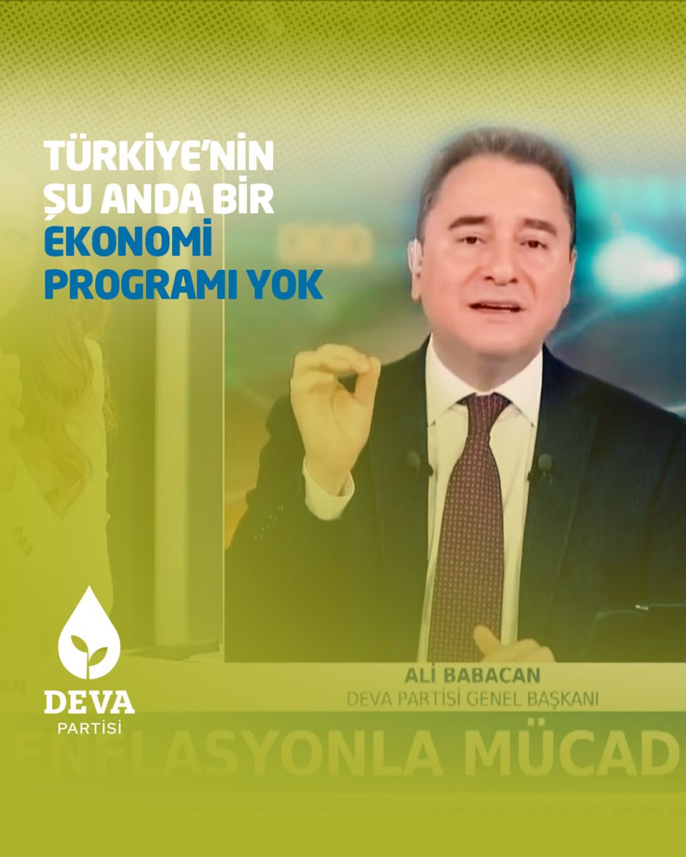Türkiye'nin şu anda bir ekonomi programı yok. Sadece yüksek faiz ve yüksek vergiye dayanan acı bir reçete uygulanıyor.