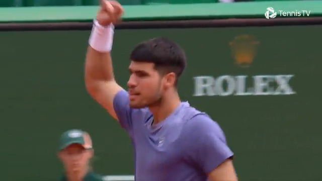 genius /ˈdʒiːnɪəs/ 𝗻𝗼𝘂𝗻 📖 See: Carlos Alcaraz 🪄 Rolex Monte-Carlo Masters | #RolexMonteCarloMasters