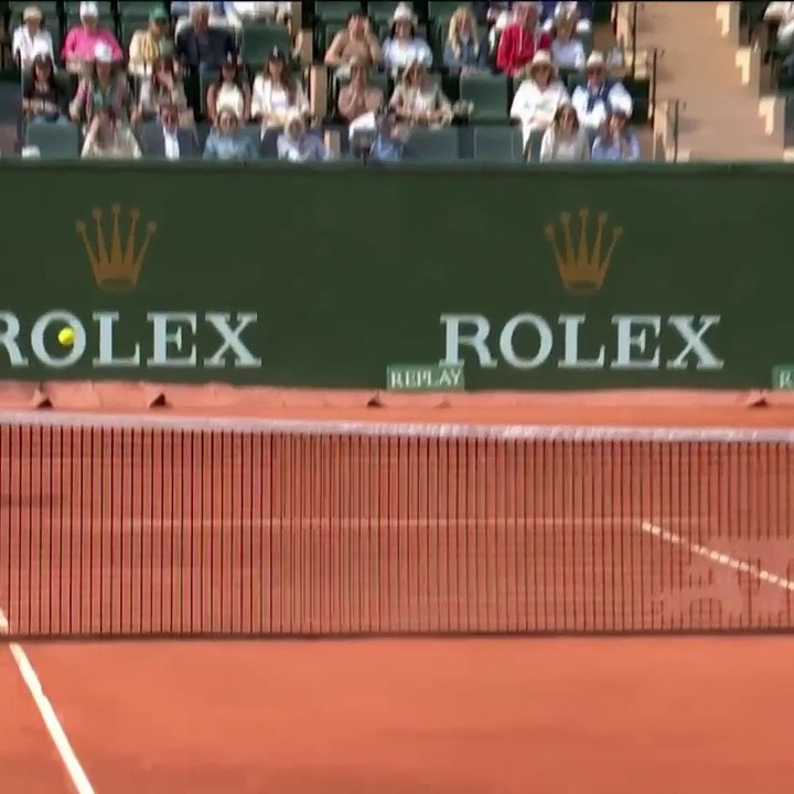 The reaction time 😳 #RolexMonteCarloMasters