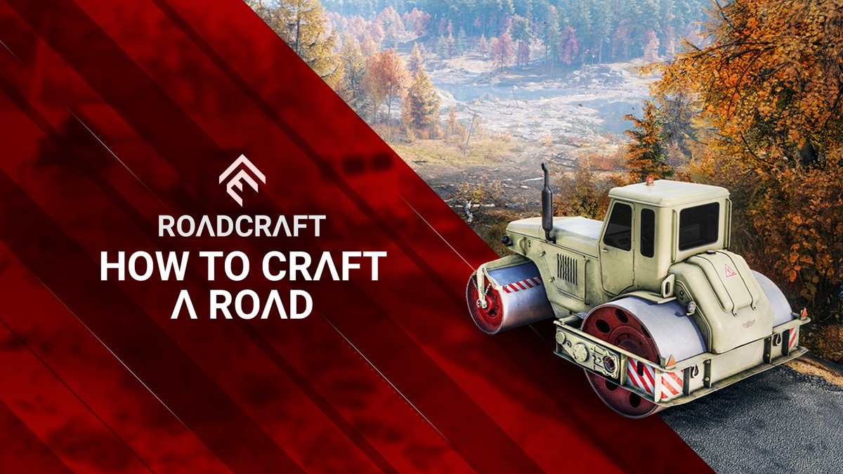 Thought crafting roads was just a dream? #RoadCraft makes it real. 🛣️ Build your own way and reshape the aftermath! 🔧
