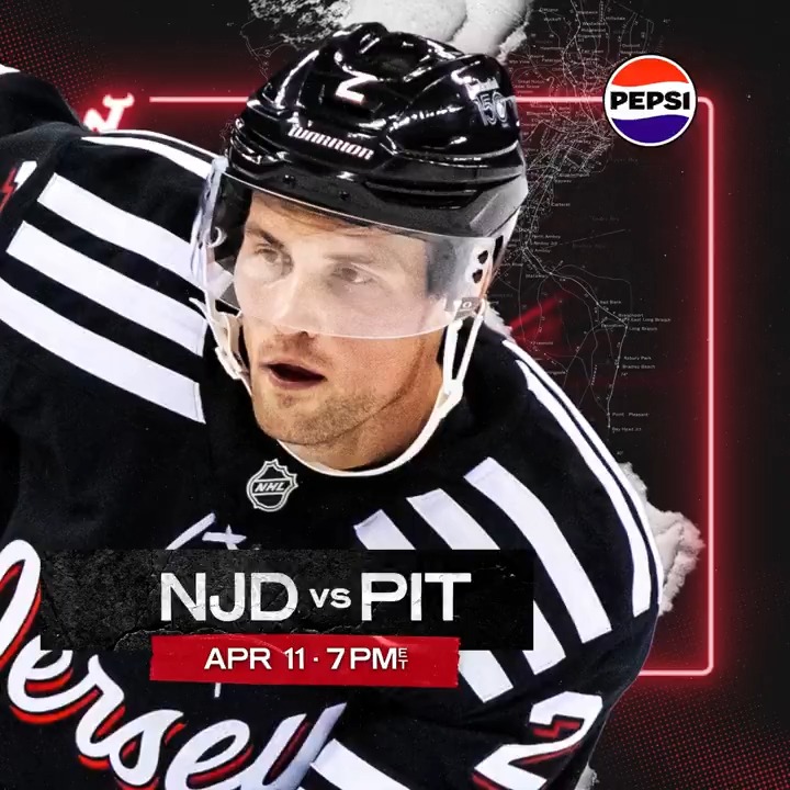 Friday nights at The Rock >>> 👊: Pittsburgh Penguins 🏒: 7 PM 📺: MSGSN 🎧: #NJDevils | Pepsi