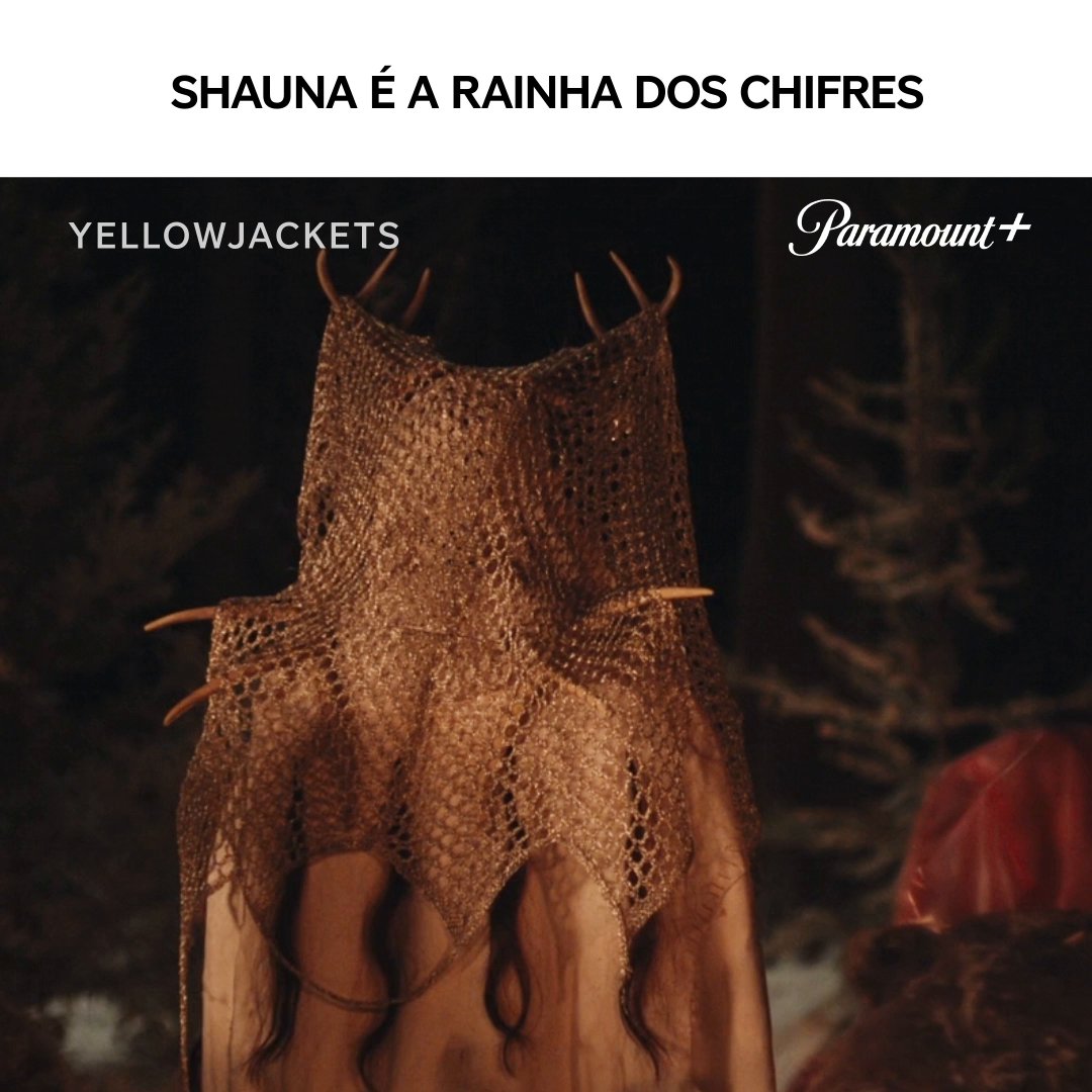 DIGAM COM A VOZ AVELUDADA: SIM, RAINHA SHAUNA! O que acharam da nossa Rainha dos Chifres? 👀 #Yellowjackets