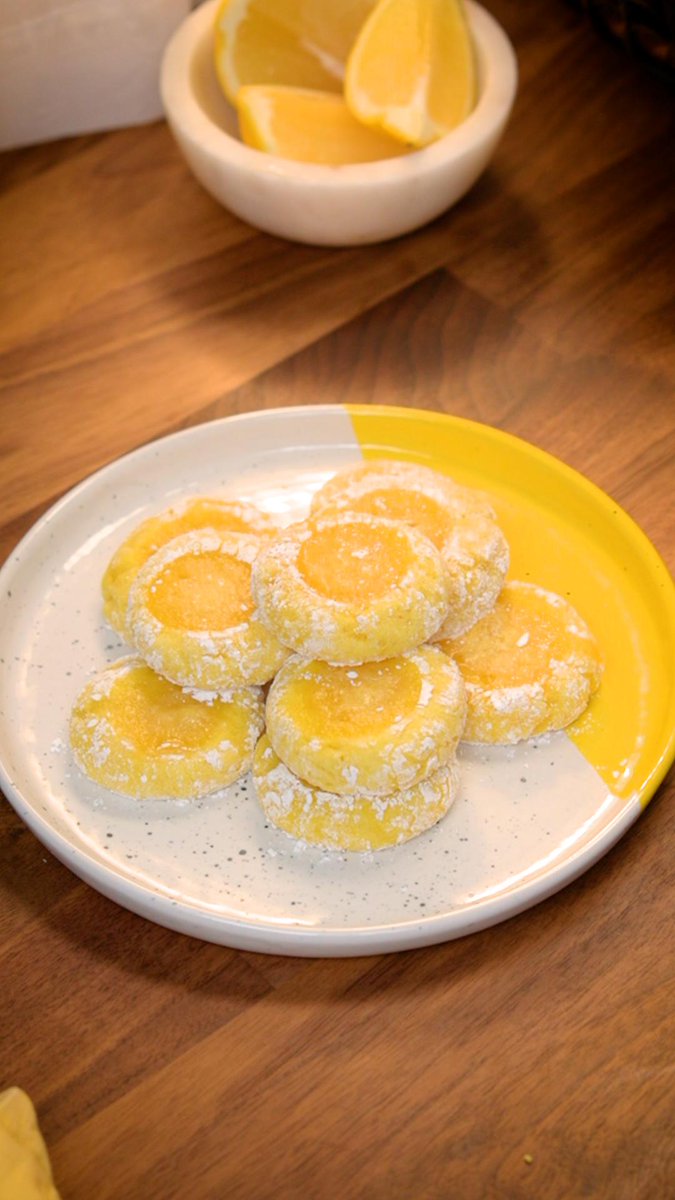 Lemon Crinkle Cookies
