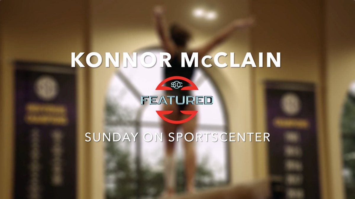 Sunday, #SCFeatured tells the story of LSU Gymnastics's Konnor McClain ahead of the #NCAAWGym Champs After losing her dad to COVID-19, she battled grief & guilt before winning the ‘22 USA Gymnastics Champ Now at LSU, she’s rediscovered her love for the sport 8a ET | SportsCenter | ESPN